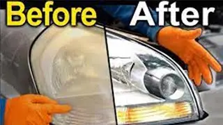 pale car Headlights | how to clean car headlight | how to restore car lights | Headlight Restoration