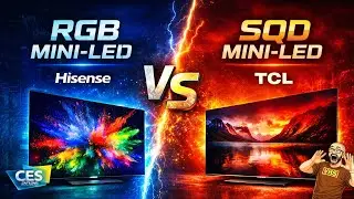 Hisense vs TCL en CES 2026 | &iquest;SQD Mini-LED o RGB Mini-LED? Los nuevos TVs de este a&ntilde;o ✨