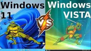 Windows 11 vs Windows Vista - RAM + USAGE