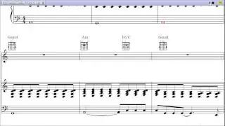 Run by Snow Patrol - Piano Sheet Music:Teaser