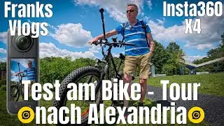 Insta360 X4 Die Ideale Kamera fürs Bike ? Mit dem Mountainbike  nach Alexandria Virginia 🇺🇸