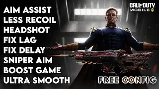 COD MOBILE SEASON 5 CONFIG FILE V4            AIM ASSIST | LAGFIX | LESS RECOIL | 120FPS HIGH DAMAGE
