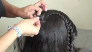 TRENZA FRANCESA EN FORMA DE CORAZON