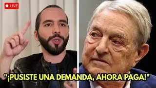 George Soros demand&oacute; a Nayib Bukele, pero su testigo destruy&oacute; su legado en nueve segundos.