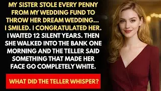 Sister Stole My Wedding Fund for Her Dream Day — I Waited 12 Years… Then Her Accounts Froze Forever