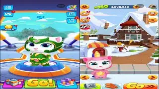 Talking Tom Gold Run Vs Talking Tom Hero Dash eps29 |Update Funny Running Gameplay