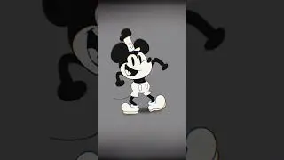 Mickey Mouse jamming to The Steamboat Willie tune now that he&rsquo;s public domain #cartoon #mickeymouse