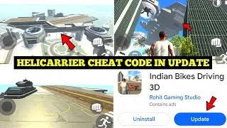New HELICARRIER Update Aagya in Indian Bike Driving 3D 🤯🔥| New Update Sierra Car 😍| Harsh in Game