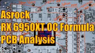 GPU PCB Breakdown: Asrock RX6950XT OC Formula // the most powerful RX 6950XT PCB