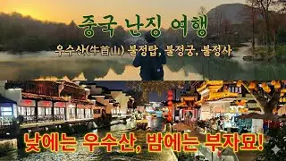 중국 난징 명소 우수산(불정탑, 불정궁, 불정사)과 부자묘 거리 하루만에 섭렵!!