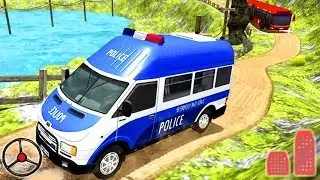 US Police Car Chase Driver - Offroad Police VAN | Free Simulation | Android Gameplay
