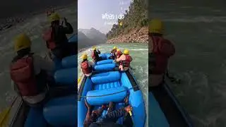 Rishikesh River Rafting 🤩 #rishikeshtour #travel