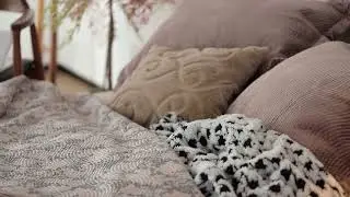 Quilted Velvet Bedspread Set