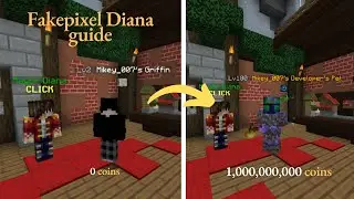 Fakepixel Diana guide | :) #fakepixel #minecraft #fishing #hypixel