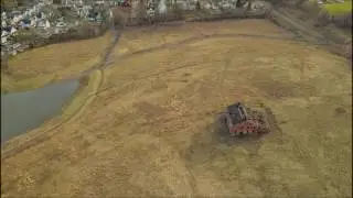 Former site of Moffat Coal Breaker, reclaimed field, Taylor Pennsylvania 18517