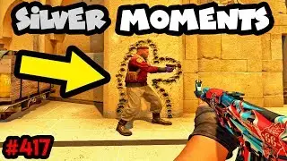 300 IQ vs 10 IQ SILVER MOMENTS! - CS:GO BEST ODDSHOTS #417