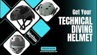 Bigblue Technical Diving Helmet TDH-2M