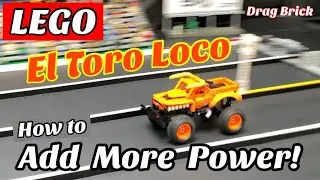 LEGO 42135 El Toro Loco Build - MOC 4x4 Monster Truck Tutorial - How to make it go Faster