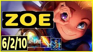 ZOE VS TALIYAH - 6/2/10 KDA MID GAMEPLAY CHALLENGER I