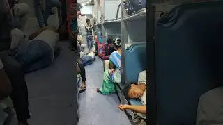 General Coach Inside View to Tirupati Padmavati Express #indianrailways #shorts