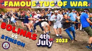 Tug of War - Bolinas vs Stinson Beach July 4th 2023