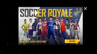 NEW SOCCER ROYAL EVENT | 6 JULY NEW JERSEY EVENT |  FREE FIRE SOCCER ROYAL EVENT| 1 SPIN?