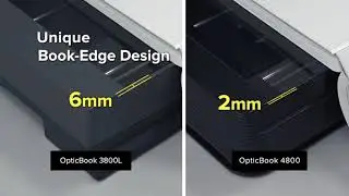 Plustek OpticBook 3800L & OpticBook 4800 A4-size Flatbed book scanner-Simply Easy!