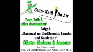 Gr&uuml;n Wei&szlig; On Air &ndash; Karneval im Gro&szlig;format: Familie und Gardetanz