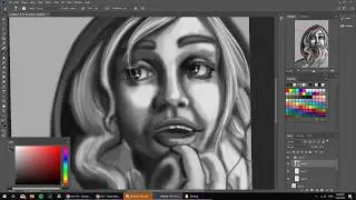 little red riding hood Photoshop speedpaint