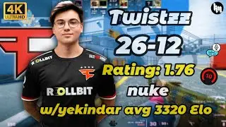 First FACEIT Match since August! Twistzz (26-12) w/YEKINDAR (nuke) | Jan 14 2026 #cs2 #Twistzz #faze