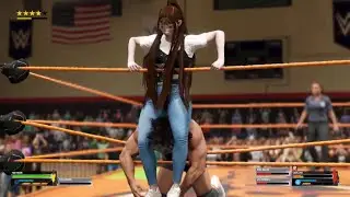 WWE 2K25(PS4) reverse bronco buster 2