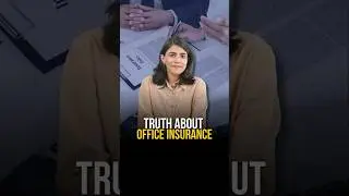 Truth about office insurance!!!   #shorts #financeshorts #insurance