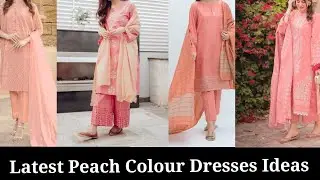 Latest Peach Colour Dresses Ideas||Peach Colour Dresses||Dress Designs