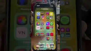 Jio no service problem today iphone #jio #today #news #trending #jiophonenext