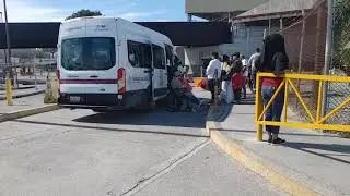 Siguen llegando m&aacute;s deportados por el puente viejo internacional de Matamoros-Brownsville 16-Ene-26 
