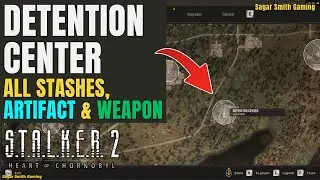STALKER 2 Detention Center All Loot: Stashes, Unique Rifle, Artifact, Keys Locations #stalker2