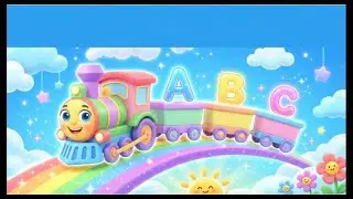 Rainbow ABC Train Song | Fun Alphabet Learning for Kids | ABC Rhyme for Toddlers & Preschoolers
