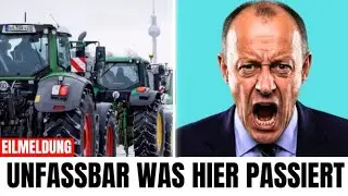 BAUERN REBELLIEREN! Traktoren blockieren das Kanzleramt!
