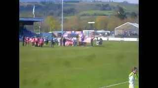11 Richard Brittain appears and lifts the First Division Trophy.AVI