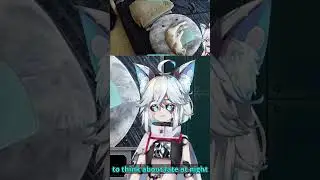 Draw Its Attention [The King In Yellow] #shorts #vtuber #cat #reading
