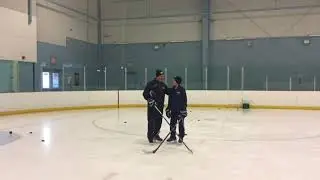 Puckface Hockey Training:  How to Take a Backhand Shot