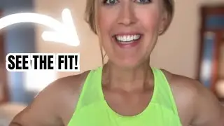 Athletic Racerback Tank Top for Women | Try-On & Fit Check 💪