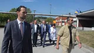 Bakir Izetbegovic u posjeti AC.Food Agrokomerc Vel.Kladusa.-