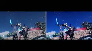 Phantasy Star Online 2: New Genesis Opening Reshade Comparison test
