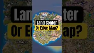 Is Center or Edge Map the best Fortnite Dropspot? #fortnitetips