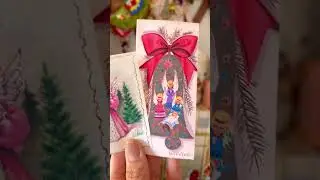 Рождественские наклейки ручной работы для ведения дневника #handmadechristmas #vintagejournal #pi...