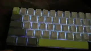cherry profile keycaps not causing interference on north facing board