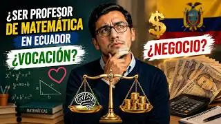 ¿Ser Profesor de Mate en Ecuador es Negocio?