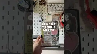 asmr decorating my kindle! 🎀#booktok #kindlepaperwhite #asmr #kindle #decoratewithme #booktokph