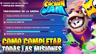 COMO COMPLETAR TODAS LAS MISIONES DE CROWN JAM IMPULSO INICIAL FORTNITE